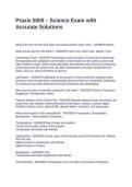 Praxis 5005 &ndash; Science Exam with Accurate Solutions