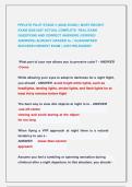 PRIVATE PILOT STAGE 3 &lpar;2026&rpar; EXAM &vert;&vert; MOST RECENT  EXAM 2026-2027 ACTUAL COMPLETE  REAL EXAM  QUESTIONS AND CORRECT ANSWERS &lpar;VERIFIED   ANSWERS&rpar; ALREADY GRADED A&plus; &vert; GUARANTEED  SUCCESS&excl;&excl; NEWEST EXAM &vert; JUST RELEASED&excl;&excl;