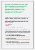 RED CROSS LIFEGUARDING EXAM &lpar;2026&rpar; &vert;&vert; MOST  RECENT EXAM 2026-2027 ACTUAL COMPLETE                REAL  EXAM QUESTIONS AND CORRECT                    ANSWERS&lpar;VERIFIED ANSWERS&rpar; ALREADY                GRADED A&plus; &vert; GUARANTEED SUCCESS&excl;&excl;                   NEWEST