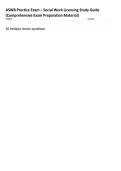 ASWB Practice Exam &ndash; Social Work Licensing Study Guide &lpar;Comprehensive Exam Preparation Material&rpar;