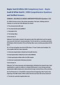 Baylor Scott & White EKG Competency Exam &ndash; Baylor Scott & White Health &vert; 2026 Comprehensive Questions and Verified Answers Study Guide