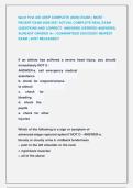 Sport First AID ASEP COMPLETE &lpar;2026&rpar; EXAM &vert;&vert; MOST  RECENT EXAM 2026-2027 ACTUAL COMPLETE REAL EXAM  QUESTIONS AND CORRECT  ANSWERS &lpar;VERIFIED ANSWERS&rpar;  ALREADY GRADED A&plus; &vert; GUARANTEED SUCCESS&excl;&excl; NEWEST  EXAM &vert; JUST RELEASED&excl;&excl;
