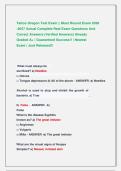 Tattoo Oregon Test Exams &vert;&vert; Most Recent Exams 2026 -2027