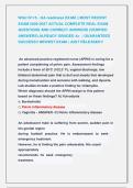 WGU D115 - OA readiness EXAM &vert;&vert; MOST RECENT  EXAM 2026-2027 ACTUAL COMPLETE REAL EXAM  QUESTIONS AND CORRECT ANSWERS &lpar;VERIFIED  ANSWERS&rpar; ALREADY GRADED A&plus;  &vert; GUARANTEED  SUCCESS&excl;&excl; NEWEST EXAM &vert; JUST RELEASED&excl;&excl; 