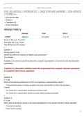 CNSL 503 MODULE 3 PROBLEM SET &vert; QUESTIONS AND ANSWERS &vert; 2026 UPDATE &vert; SCORED A&plus;&period;
