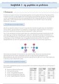 Samenvatting Hoofdstuk 3 - Biochemie