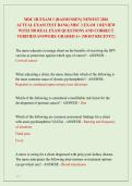 MDC III EXAM 1 &lpar;RASMUSSEN&rpar; NEWEST 2026  ACTUAL EXAM TEST BANK&vert; MDC 3 EXAM 1 REVIEW  WITH 350 REAL EXAM QUESTIONS AND CORRECT  VERIFIED ANSWERS&sol; ALREADY GRADED A&plus; &lpar;MOST RECENT&excl;&excl;&rpar; 