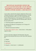 MDC III EXAM 2 &lpar;RASMUSSEN&rpar; NEWEST 2026  ACTUAL EXAM TEST BANK&vert; MDC 3 EXAM 2 REVIEW  WITH 300 REAL EXAM QUESTIONS AND CORRECT  VERIFIED ANSWERS&sol; ALREADY GRADED A&plus; &lpar;MOST RECENT&excl;&excl;&rpar;