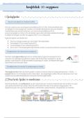 Samenvatting Hoofdstuk 10 - Biochemie