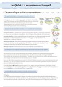 Samenvatting Hoofdstuk 11 - Biochemie