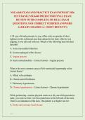 NSG 6440 EXAM AND PRACTICE EXAM NEWEST 2026  TEST BANK&vert; NSG6440 PREDICTOR FINAL EXAM  REVIEW WITH COMPLETE 350 REAL EXAM  QUESTIONS AND CORRECT VERIFIED ANSWERS&sol;  ALREADY GRADED A&plus; &lpar;MOST RECENT&excl;&excl;&rpar; 