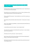 EKG NCCT Exam Practice Questions with 100&percnt; Correct Solutions