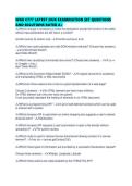 WGU C777 LATEST 2026 EXAMINATION SET QUESTIONS AND SOLUTIONS RATED
