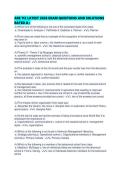 ARE 112 LATEST 2026 EXAM QUESTIONS AND SOLUTIONS RATED
