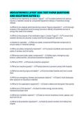 MECHATRONICS LATEST 2026 TEST PAPER QUESTIONS AND SOLUTIONS RATED