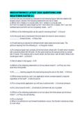 MECHATRONICS LATEST 2026 QUESTIONS AND SOLUTIONS RATED