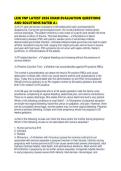 LEIK FNP LATEST 2026 EXAM EVALUATION QUESTIONS AND SOLUTIONS RATED