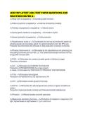 LEIK FNP LATEST 2026 TEST PAPER QUESTIONS AND SOLUTIONS RATED 