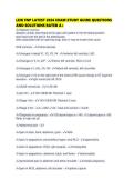 LEIK FNP LATEST 2026 EXAM STUDY GUIDE QUESTIONS AND SOLUTIONS RATED