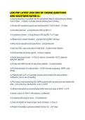 LEIK FNP LATEST 2026 END OF COURSE QUESTIONS AND SOLUTIONS RATED