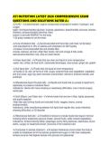 ATI NUTRITION LATEST 2026 COMPREHENSIVE EXAM QUESTIONS AND SOLUTIONS RATED