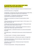 ATI NUTRITION LATEST 2026 EXAM STUDY GUIDE QUESTIONS AND SOLUTIONS RATED