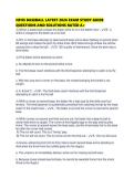 NFHS BASEBALL LATEST 2026 EXAM STUDY GUIDE QUESTIONS AND SOLUTIONS RATED