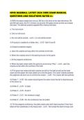 NFHS BASEBALL LATEST 2026 CORE EXAM MANUAL QUESTIONS AND SOLUTIONS RATED