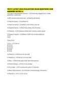 TPATC LATEST 2026 EVALUATION EXAM QUESTIONS AND ANSWERS RATED