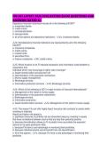 FIN 461 LATEST 2026 EVALUATION EXAM QUESTIONS AND ANSWERS RATED