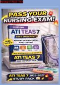 Nursing ATI TEAS 7 Test 2026-2027 Q&A