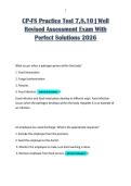 CP-FS Practice Test 7&comma;8&comma;10 &vert; Well Revised Assessment Exam With Perfect Solutions 2026 