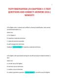 TCFP FIREFIGHTER I&sol;II CHAPTERS 1-5 TEST QUESTIONS AND CORRECT ANSWERS 2026 &vert; NEWEST&excl;&excl;