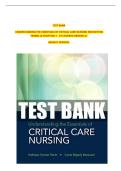 Test Bank For Understanding The Essentials Of Critical Care Nursing 3rd Edition Chapters 1 - 19