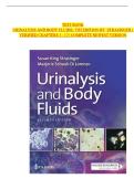 Test Bank for Urinalysis and Body Fluids 7th Edition by Strasinger  ISBN&colon; 9781719645379 &vert; Verified Chapter's 1 - 17 &vert; Complete Newest Version