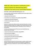 NIMS CNC Lathe Operations Certification Exam &ndash; National Institute for Metalworking Skills &vert; 2026&sol;2027 Test with Correct and Verified Answers&period;