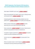 MASS Applicator Test Newest 2026 Questions  and Correct Detailed Answers Already Graded A&plus; MASS Applicator Test Newest 2026 Questions  and Correct Detailed Answers Already Graded A&plus; MASS Applicator Test Newest 2026 Questions  and Correct Detailed Answers 