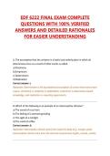 EDF 6222 FINAL EXAM 2026 COMPLETE QUESTIONS WITH 100&percnt; VERIFIED ANSWERS AND DETAILED RATIONALES FOR EASIER UNDERSTANDING