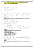 ASRT SEAL EXAM NEWEST 2025&sol;2026 ACTUAL EXAM COMPLETE 170 QUESTIONS AND CORRECT DETAILED ANSWERS&sol;NEWEST UPDATE&excl;&excl;&excl;