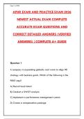 APHR EXAM PREP 2026 - 300 ACTUAL EXAM QUESTIONS WITH CORRECT DETAILED ANSWERS - ASSOCIATE PROFESSIONAL IN HUMAN RESOURCES CERTIFICATION PRACTICE TEST - LATEST 2026 EDITION