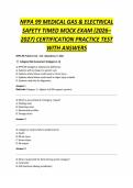 NFPA 99 Medical Gas & Electrical Safety Timed Mock Exam &lpar;2026&ndash;2027&rpar; certification practice test with answers