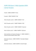NURS 2350 Exam 1 Meds Questions With Correct Answers&period;