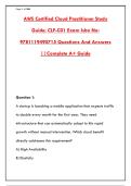 AWS CERTIFIED CLOUD PRACTITIONER STUDY GUIDE &ndash; 300&plus; EXAM-ALIGNED Q&AS&comma; REAL SCENARIOS&comma; AND DETAILED RATIONALES FOR CLF-C01 SUCCESS