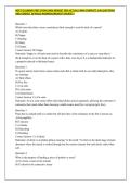 NOCTI CULINARY PREP COOK EXAM NEWEST 2026 ACTUAL EXAM COMPLETE 140 QUESTIONS AND CORRECT DETAILED ANSWERS&sol;NEWEST UPDATE&excl;&excl;&excl;