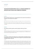 NCLEX RN EXAM A&plus; GRADE ASSURED COMPLETE SOLUTIONS AND VERIFIED ANSWERS