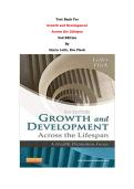 Test Bank For Growth and Development  Across the Lifespan  2nd Edition By  Gloria Leife &vert; Chapter 1 &ndash; 16&comma; Latest Edition- 2026&sol; 2027&vert;