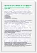 EMT FISDAP Operations Exam Questions and Answers &lpar;2026 &sol; 2027&rpar; &lpar;Accurate Verified Answers&rpar;