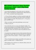 EMT FISDAP Operations Exam Questions and Answers &lpar;2026 &sol; 2027&rpar; &lpar;Real Exam Verified Answers&rpar;