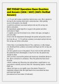 EMT FISDAP Operations Exam Questions and Answers &lpar;2026 &sol; 2027&rpar; &lpar;100&percnt; Verified Answers&rpar;