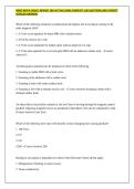 MRSO MOCK EXAM 2 NEWEST 2024 ACTUAL EXAM COMPLETE 100 QUESTIONS AND CORRECT DETAILED ANSWERS
